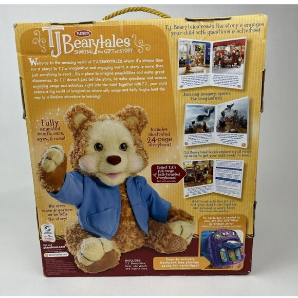 TJ Bearytales Animated Talking Story Telling Bear Playskool 2006 7 - Picture 8 of 8